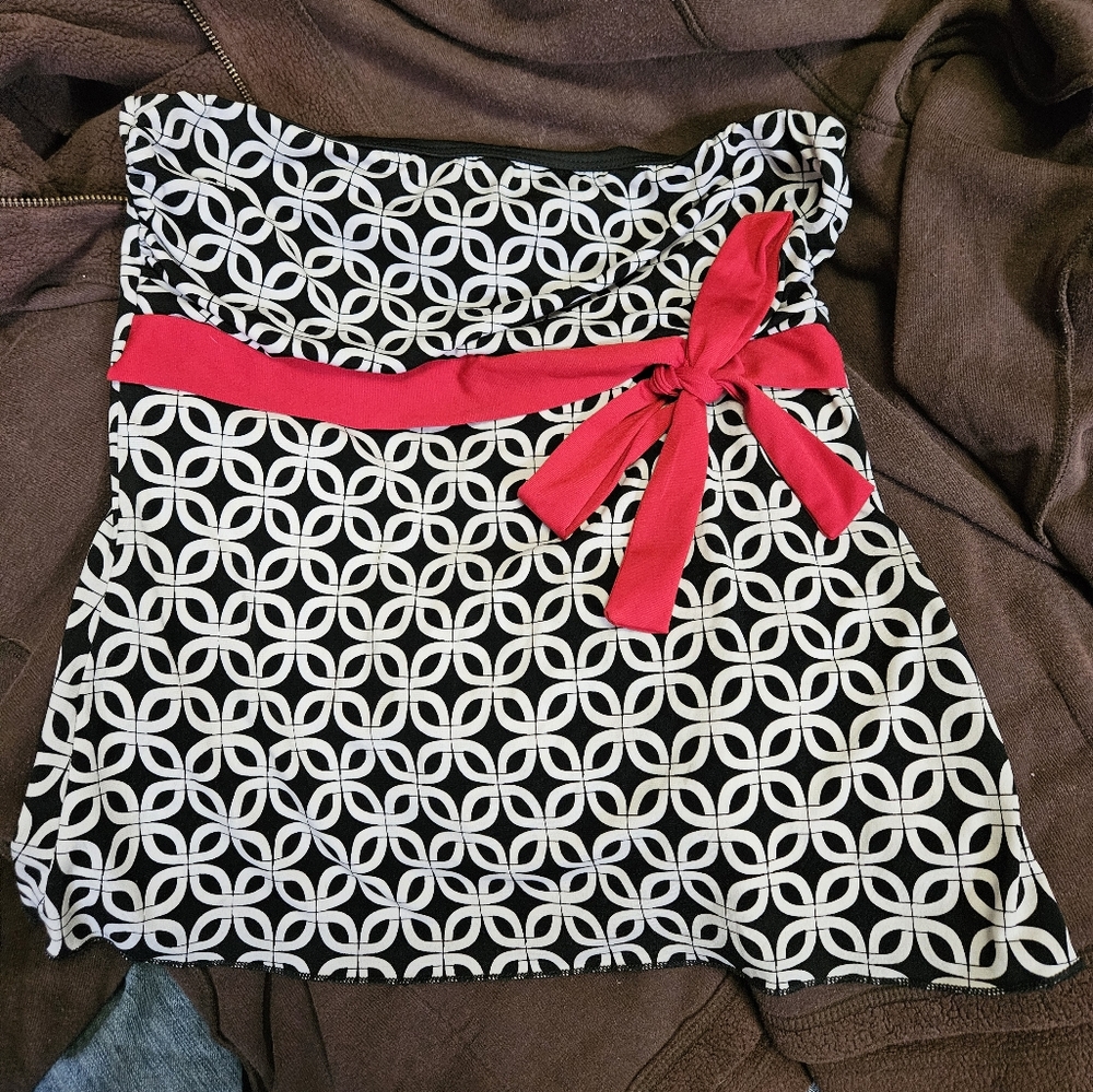 Dressy long tube top